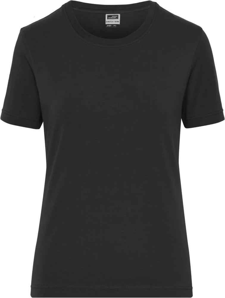 Damen Bio Workwear Stretch T-Shirt - Solid