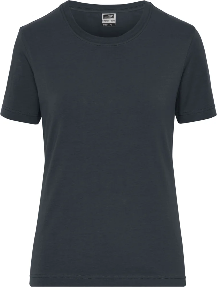 Damen Bio Workwear Stretch T-Shirt - Solid
