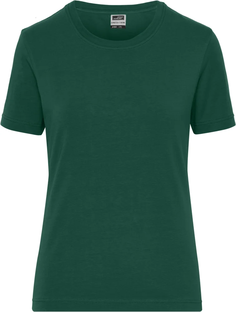 Damen Bio Workwear Stretch T-Shirt - Solid