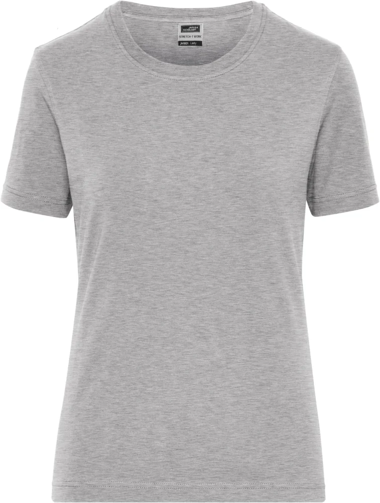 Damen Bio Workwear Stretch T-Shirt - Solid