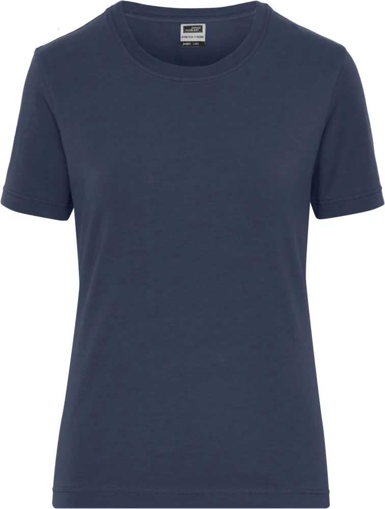 Damen Bio Workwear Stretch T-Shirt - Solid