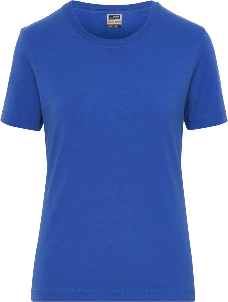 Damen Bio Workwear Stretch T-Shirt - Solid