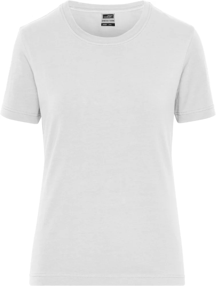 Damen Bio Workwear Stretch T-Shirt - Solid