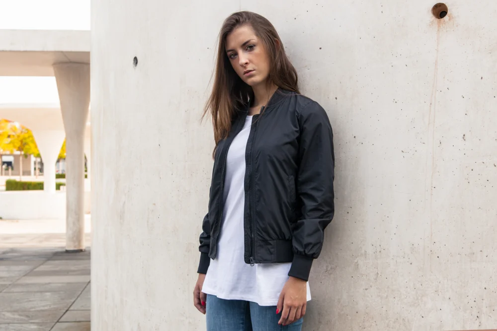 Damen Bomber Jacke