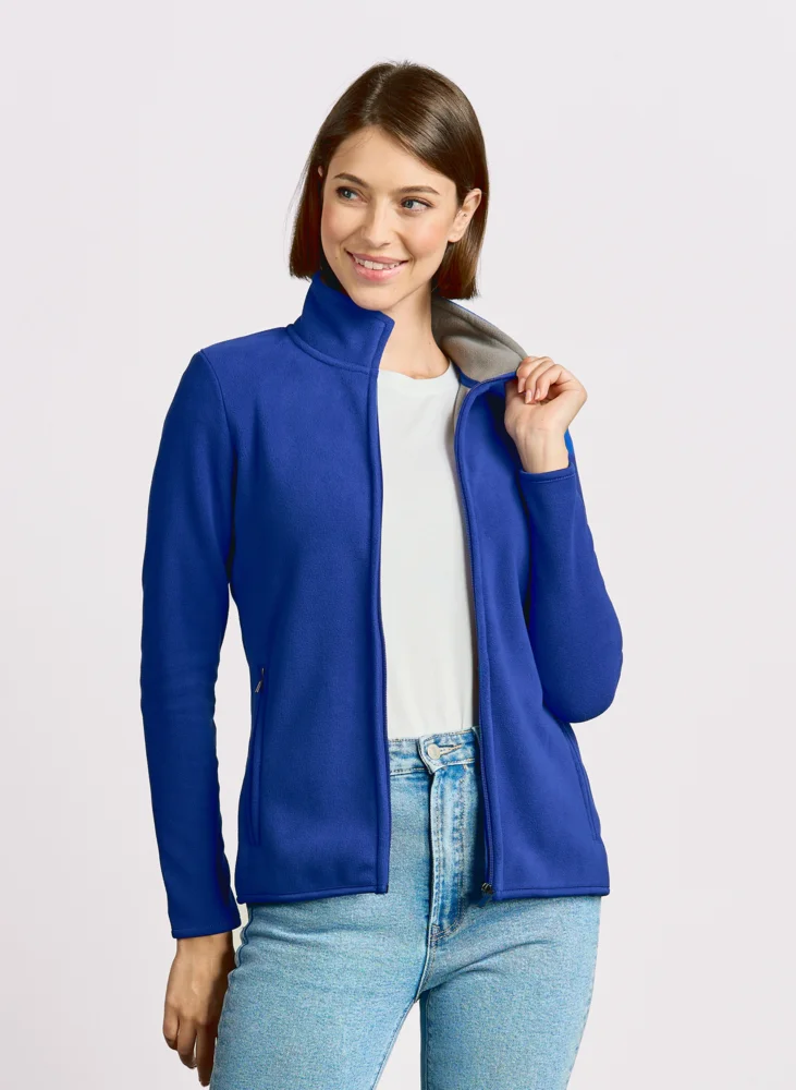 Damen Double Fleece Jacke