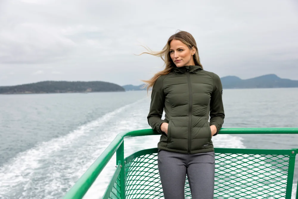 Damen Hybrid Jacke