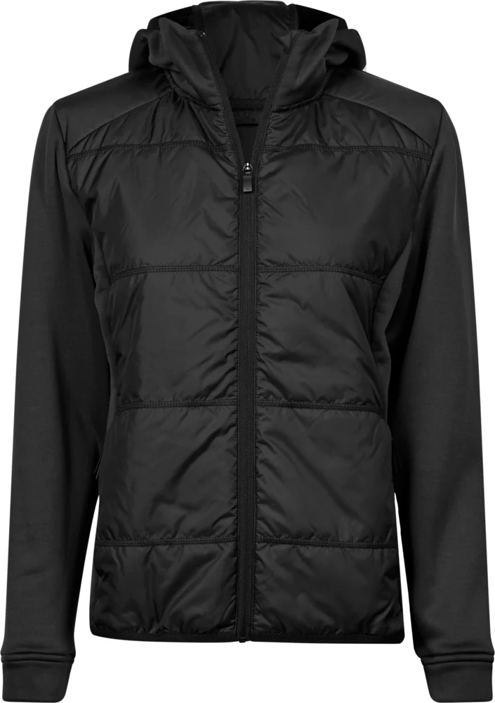 Damen Hybrid Stretch Kapuzenjacke