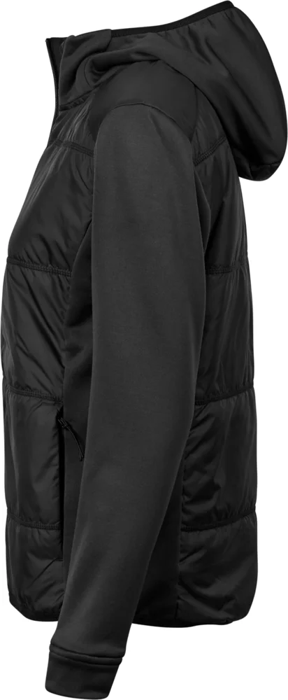 Damen Hybrid Stretch Kapuzenjacke