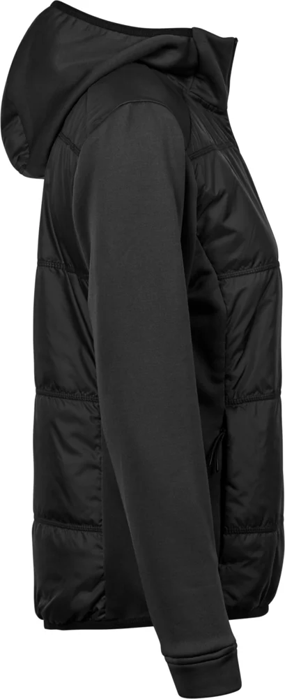 Damen Hybrid Stretch Kapuzenjacke
