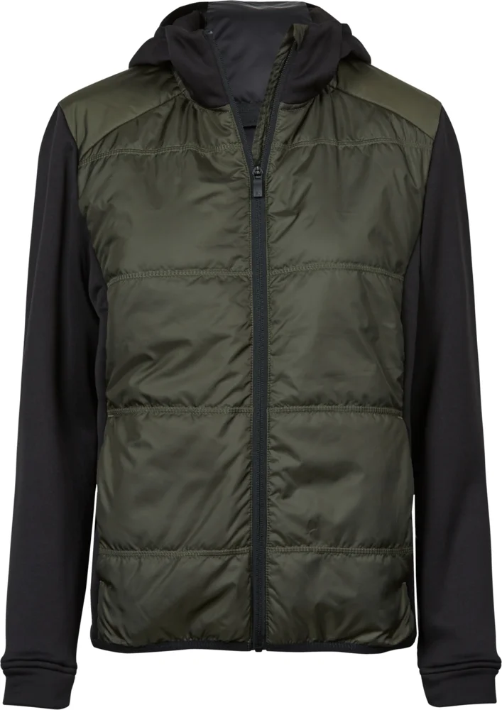 Damen Hybrid Stretch Kapuzenjacke