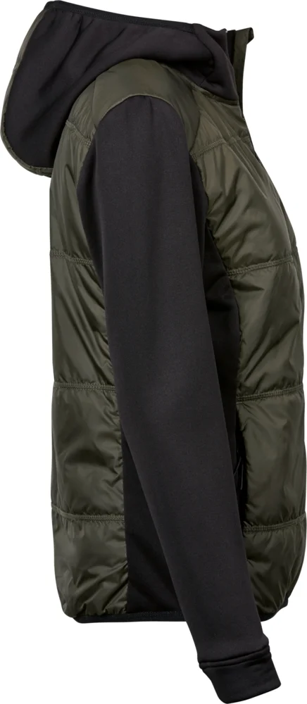 Damen Hybrid Stretch Kapuzenjacke