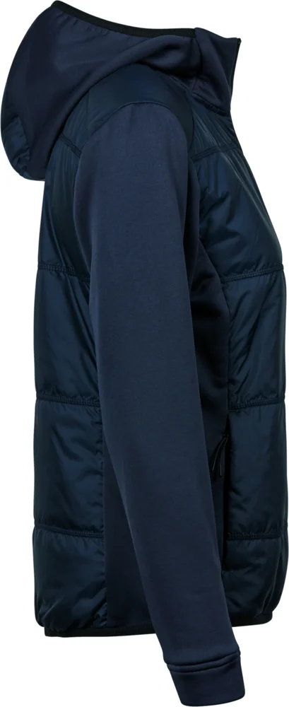 Damen Hybrid Stretch Kapuzenjacke