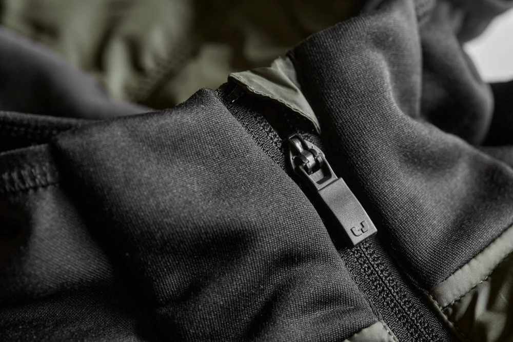 Damen Hybrid Stretch Kapuzenjacke