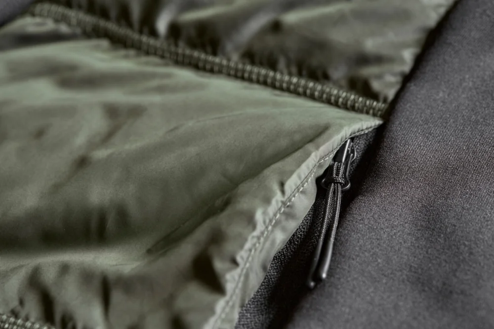 Damen Hybrid Stretch Kapuzenjacke