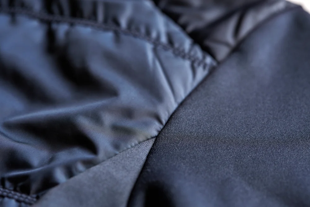 Damen Hybrid Stretch Kapuzenjacke