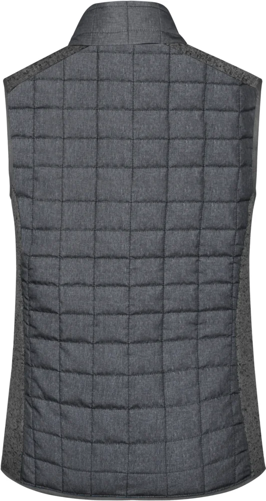Damen Hybrid Strickfleece Gilet
