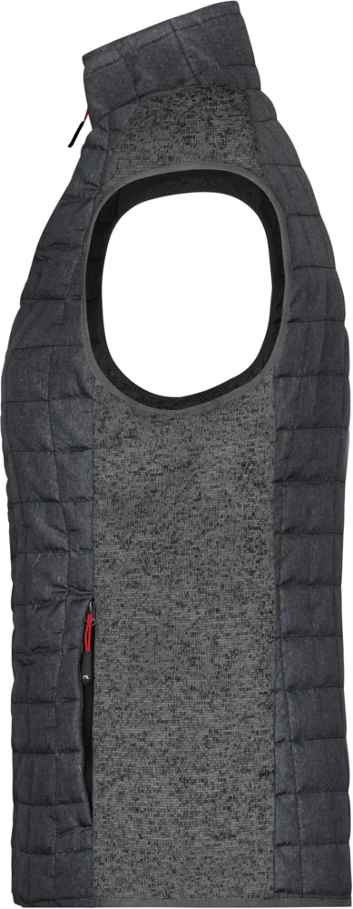Damen Hybrid Strickfleece Gilet