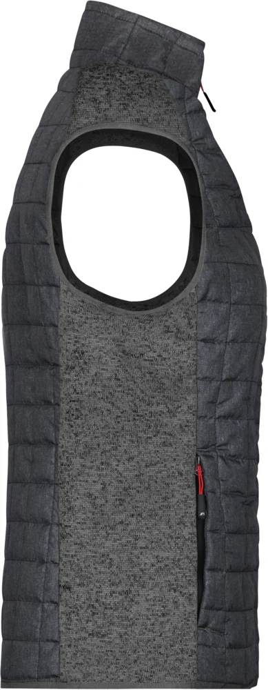 Damen Hybrid Strickfleece Gilet