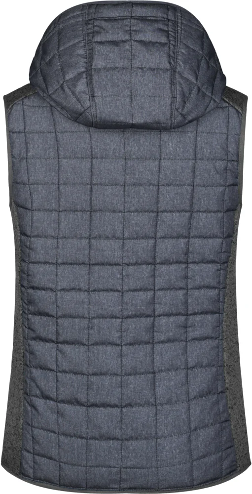 Damen Hybrid Strickfleece Gilet