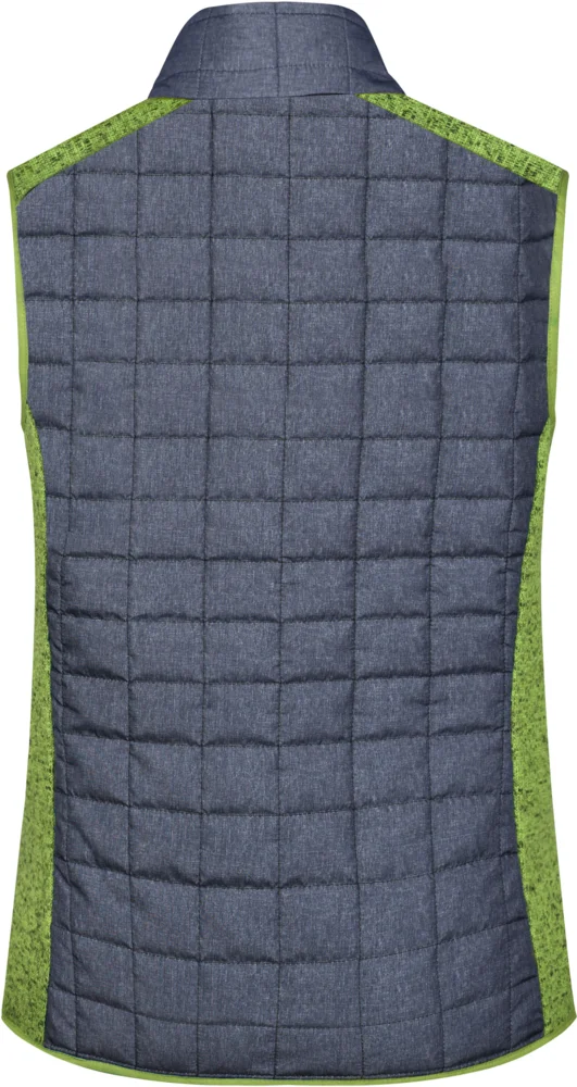 Damen Hybrid Strickfleece Gilet