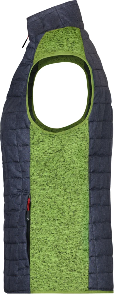 Damen Hybrid Strickfleece Gilet