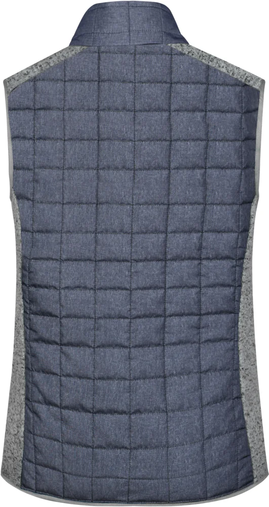 Damen Hybrid Strickfleece Gilet