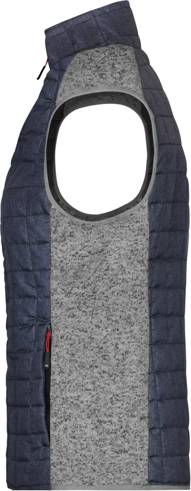 Damen Hybrid Strickfleece Gilet