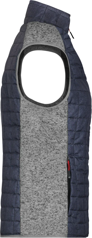 Damen Hybrid Strickfleece Gilet