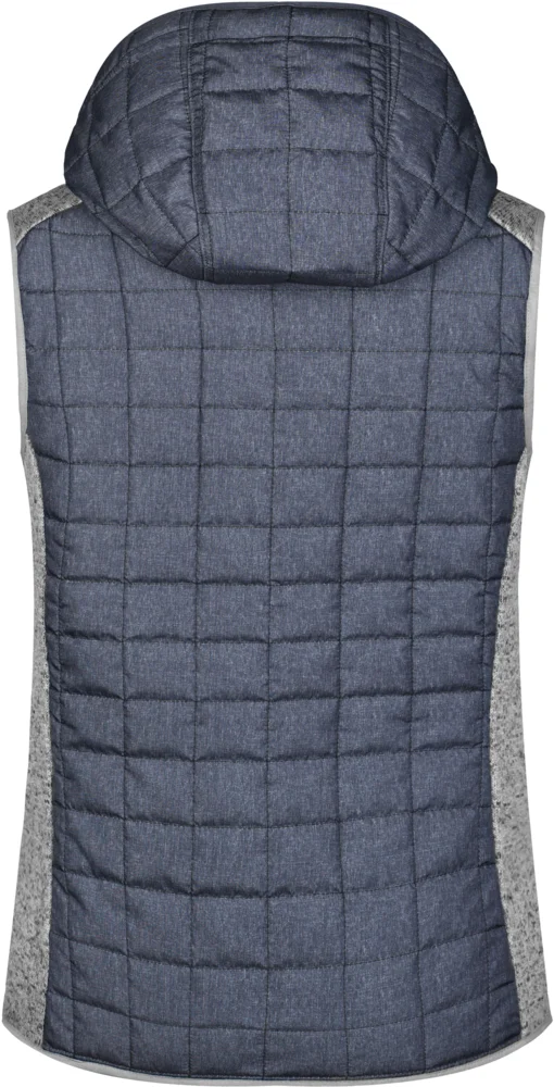 Damen Hybrid Strickfleece Gilet