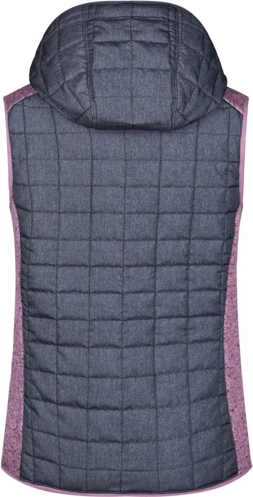 Damen Hybrid Strickfleece Gilet