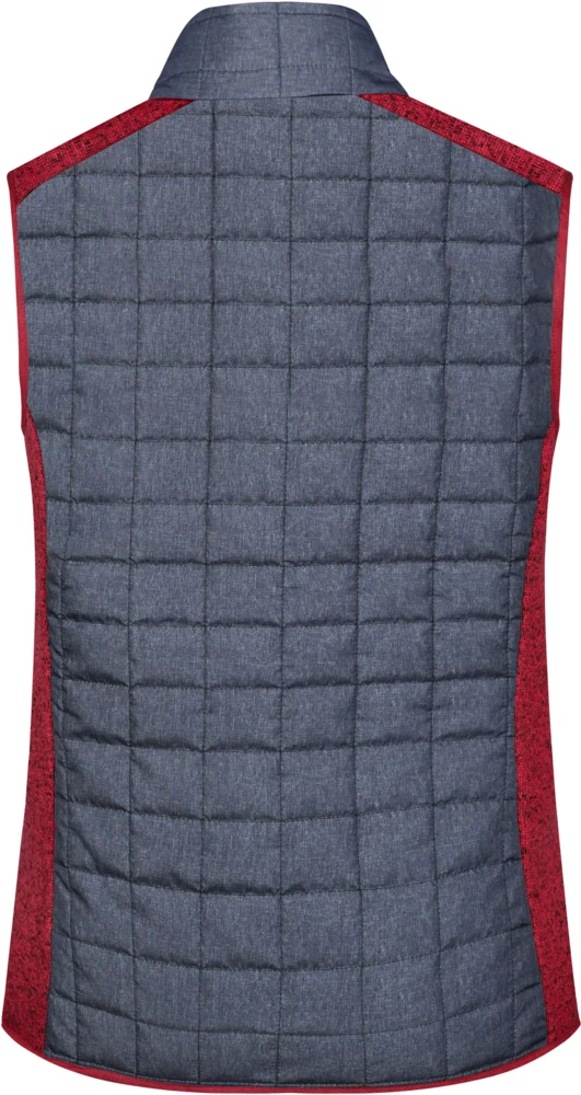 Damen Hybrid Strickfleece Gilet