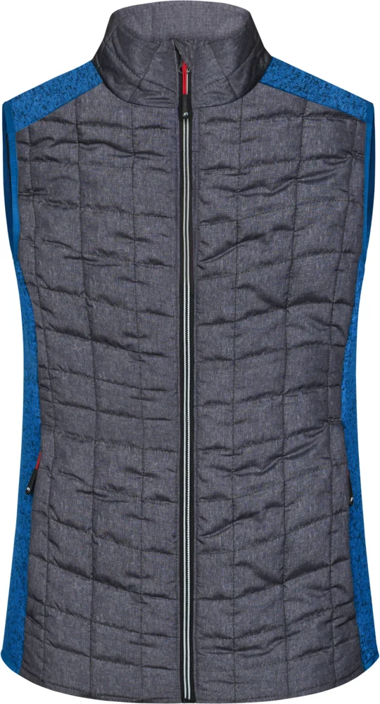 Damen Hybrid Strickfleece Gilet