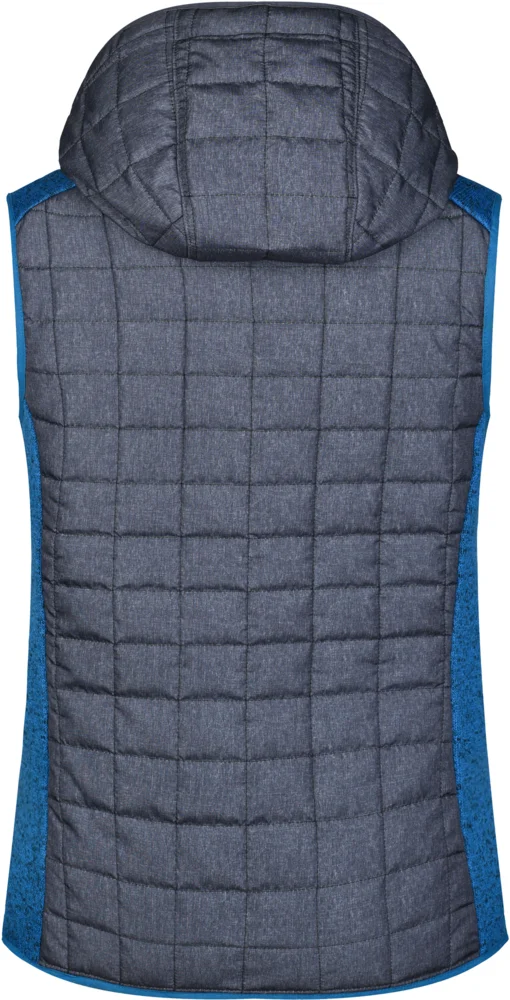 Damen Hybrid Strickfleece Gilet