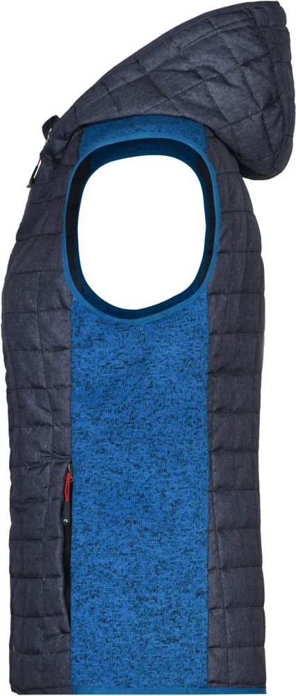 Damen Hybrid Strickfleece Gilet