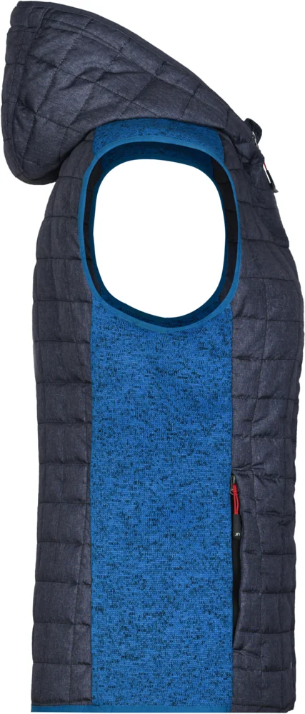 Damen Hybrid Strickfleece Gilet