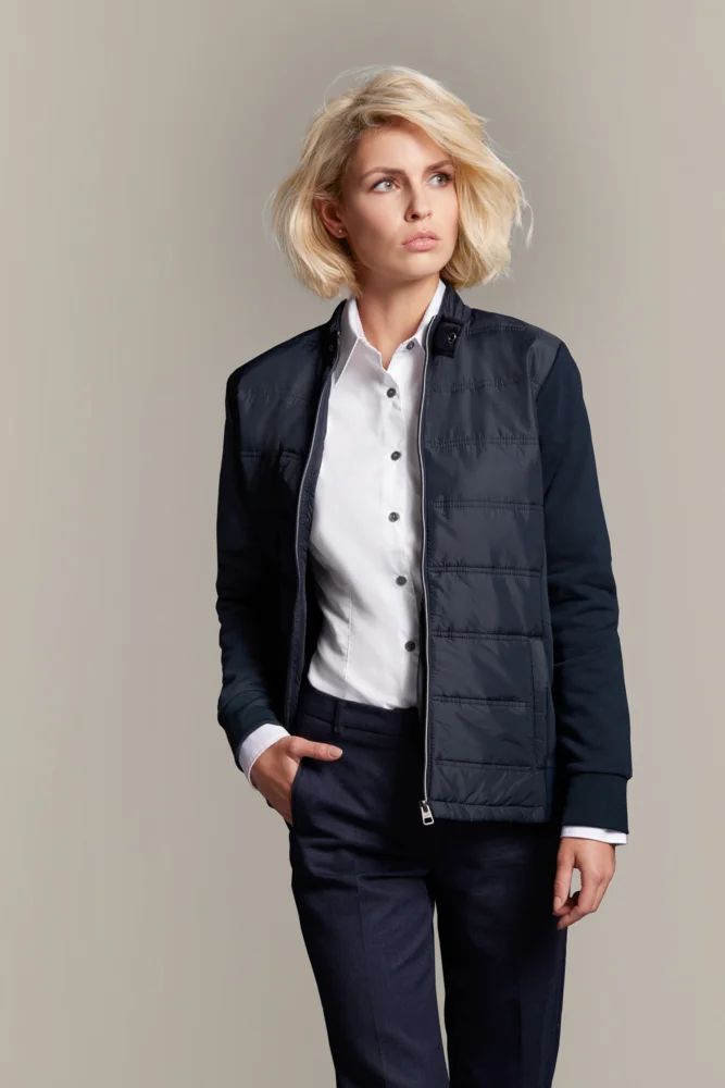 Damen Hybrid Sweatjacke