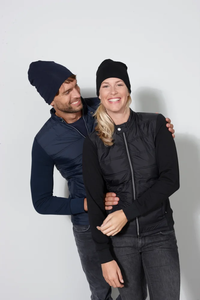 Damen Hybrid Sweatjacke