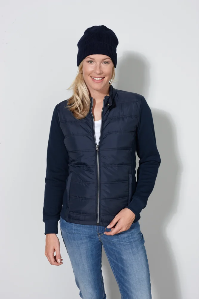 Damen Hybrid Sweatjacke
