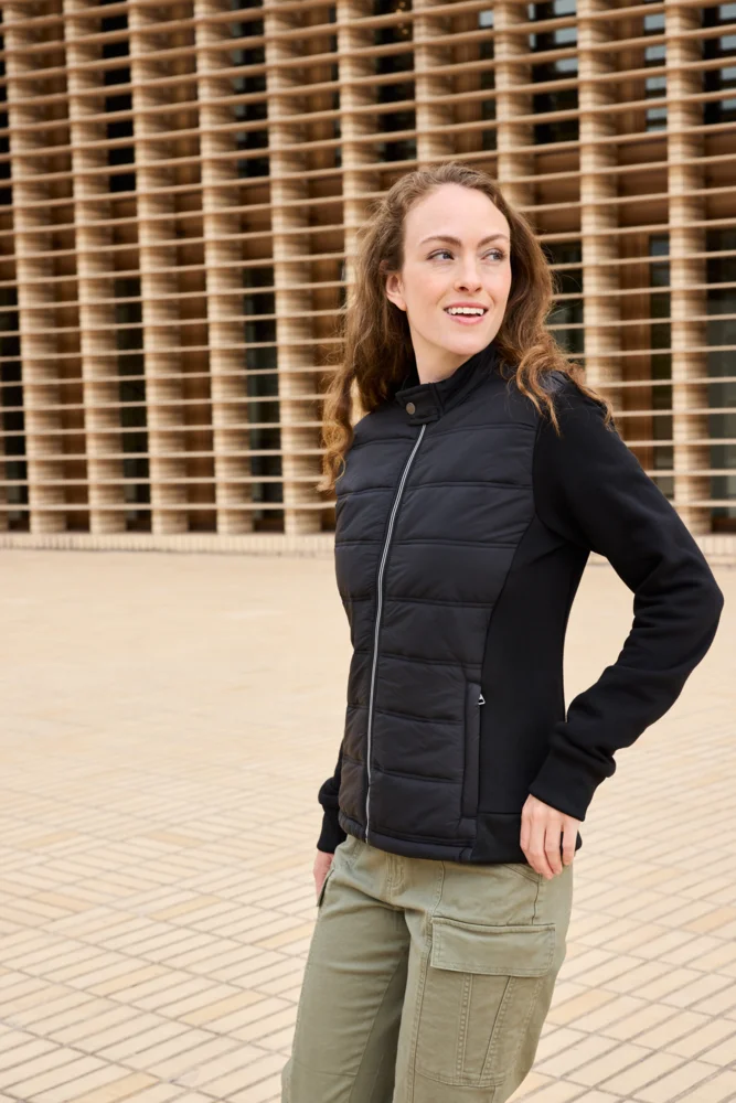 Damen Hybrid Sweatjacke