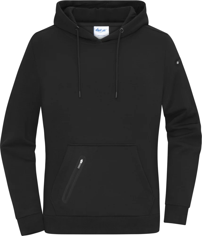 Ladies' Interlock Hooded Sweater
