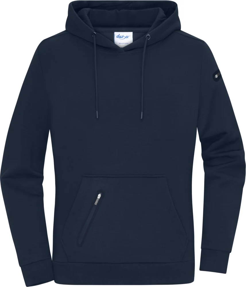 Ladies' Interlock Hooded Sweater