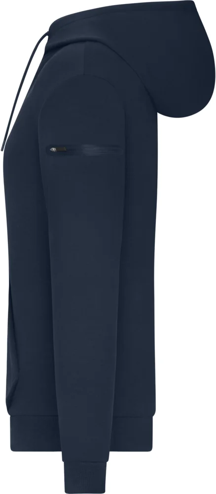 Ladies' Interlock Hooded Sweater
