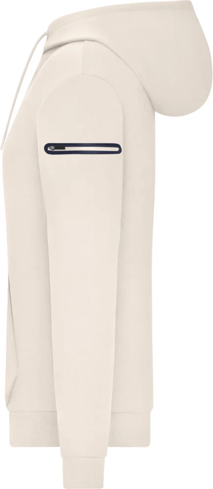 Ladies' Interlock Hooded Sweater