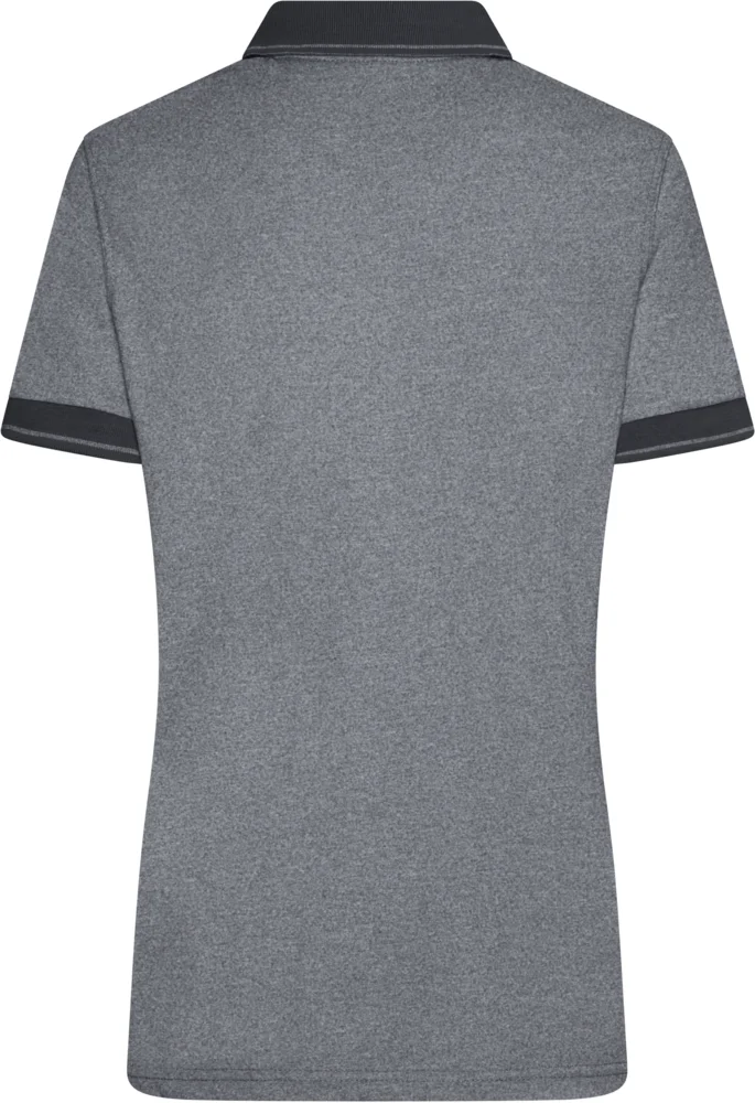 Damen Jersey Melange Polo