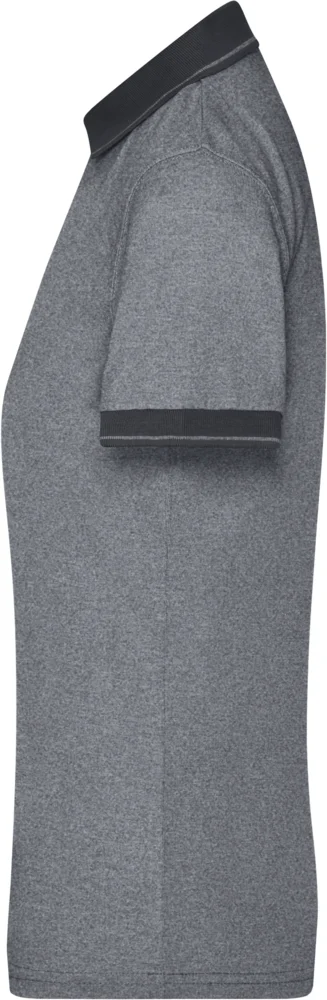 Damen Jersey Melange Polo