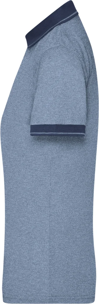 Damen Jersey Melange Polo