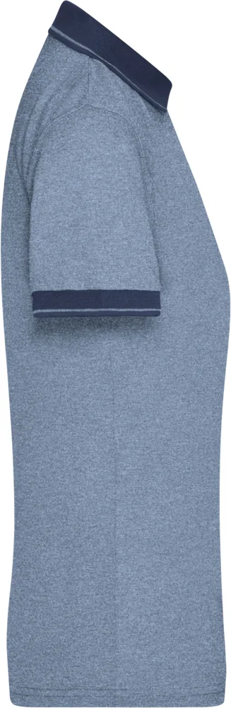Damen Jersey Melange Polo