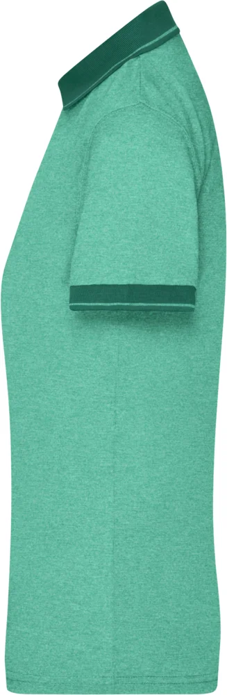 Damen Jersey Melange Polo