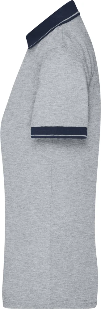 Damen Jersey Melange Polo