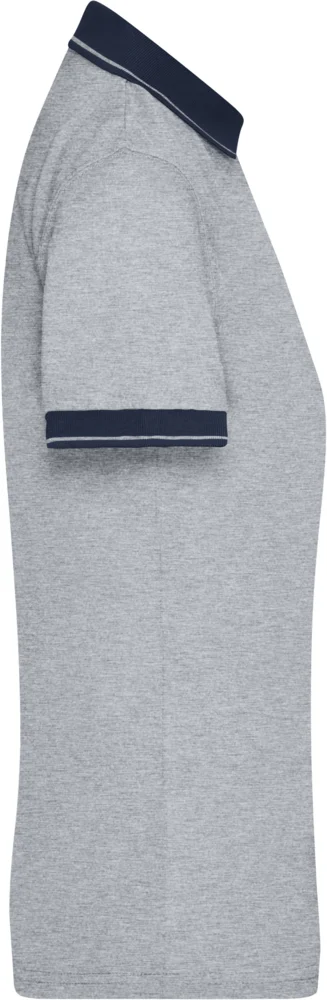 Damen Jersey Melange Polo
